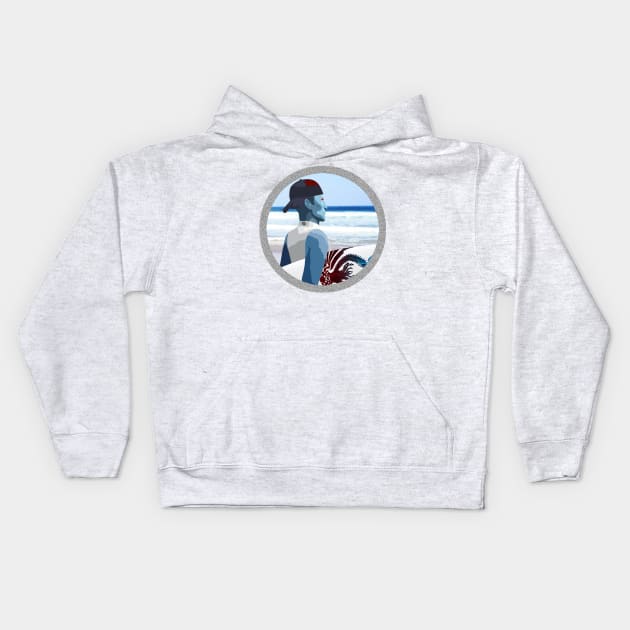 Surfer!Thrawn Circle V2 Kids Hoodie by SWAG77style